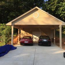 Carport project with new driveway greensboro nc 4 During 9